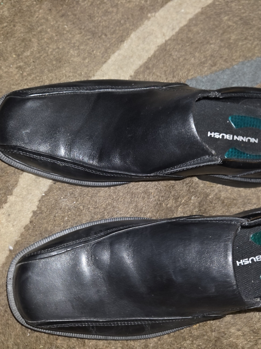 Nunn Bush Men's Black Slip-On Loafers Size 9.5 Dress Shoes